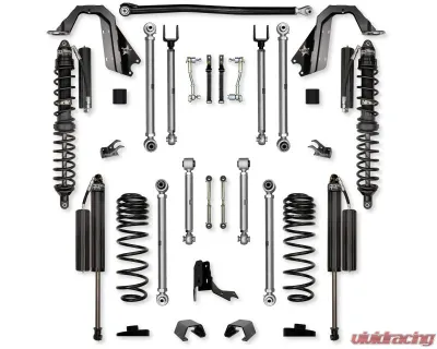 Rock Krawler Diesel 3.0in X Factor Pro Aluminum Coilover Front | Rear Lift Kit w/ Shocks Jeep Wrangler Jt 2021 - JT30XFP-DCS