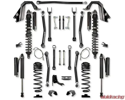 Rock Krawler 4.5 In Adventure X Coilover System Front | Rear Lift Kit w/ Shocks Jeep Wrangler Jt 2019 - JT45AXM-CS