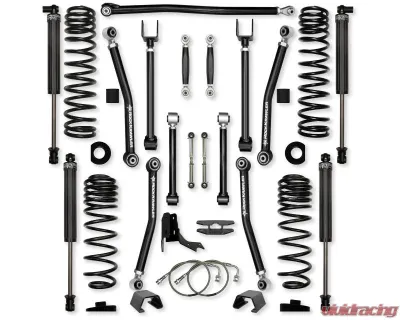 Rock Krawler 4.5 In Adventure X No Limits System - Stage 1 Front | Rear Lift Kit w/ Shocks Jeep Wrangler JT 2019 - JT45AXMNL-S1