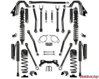 Rock Krawler 4.5 In Adventure X Pro No Limits Coilover System Front | Rear Lift Kit w/ Shocks Jeep Wrangler JT 2019 - JT45AXMPNL-CS