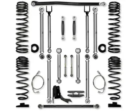 Rock Krawler Diesel 4.5in X Factor Pro No Limits Aluminum Front | Rear Lift Kit Jeep Wrangler Jt 2021