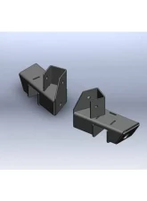 Clayton Offroad Rear Frame Brackets for Jeep Grand Cherokee WJ 1999-2004, Steel                                     - COR-2206110 - Image 2
