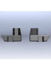 Clayton Offroad Rear Frame Brackets for Jeep Grand Cherokee WJ 1999-2004, Steel                                     - COR-2206110 - Image 3