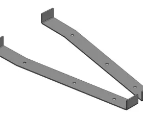Clayton Offroad Frame Bracket Location Templates for Jeep Wrangler LJ 2004-2006