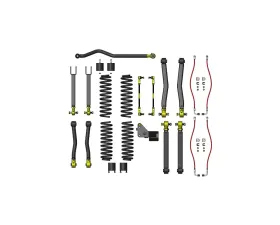 Clayton Offroad 2.5 Inch Premium Lift Kit Jeep Wrangler JK 2007-2018