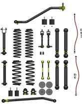 Clayton Offroad 4.0 Inch Overland Plus Short Arm Lift Kit Jeep Wrangler TJ/LJ 1997-2006                                     - COR-3005040 - Image 7