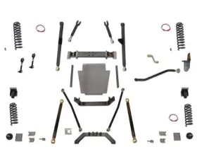 Clayton Offroad 8.0 Inch Long Arm Lift Kit W/Rear Coil Conversion Jeep Cherokee XJ 1984-2001