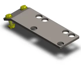 Clayton Offroad Compressor Skid Plate Mount for Jeep Wrangler 2003-2006, Steel