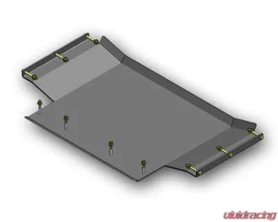 Clayton Offroad Transfer Case Skid Plate for Jeep Grand Cherokee WJ 1999-2004 - COR-4106110
