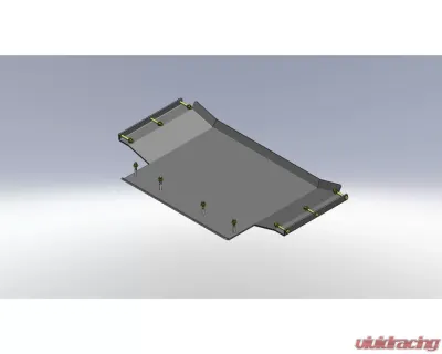 Clayton Offroad Transfer Case Skid Plate for Jeep Grand Cherokee WJ 1999-2004 - COR-4106110