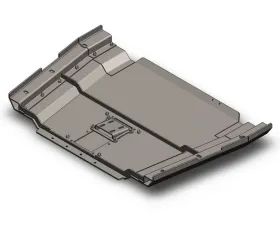 Clayton Offroad Transfer Case Skid Plate for Jeep Wrangler LJ 2004-2006, Steel, Black