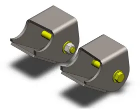 Clayton Offroad Heavy Duty Front Lower Control Arm Brackets for Jeep Cherokee/Grand Cherokee/Wrangler 1984-2006