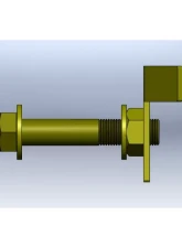 Clayton Offroad Jeep HD Track Bar Bolt Kit Jeep Wrangler|Cherokee|Grand Cherokee 1984-2006                                     - COR-1100110 - Image 3