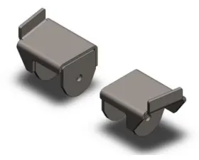 Clayton Offroad Front Frame Brackets for Jeep Wrangler TJ | LJ 1997-2006, Steel