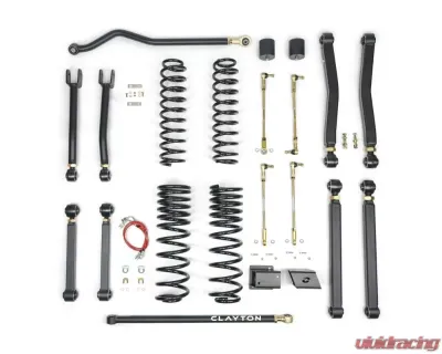 Clayton Offroad 3.5'' Overland Plus Lift Kit Jeep Gladiator 2020+ - COR-3010135
