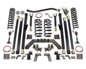Clayton Offroad 4.0'' Long Arm Lift Kit w/ Rear 5'' Stretch Jeep Wrangler TJ 1997-2006