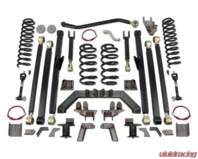 Clayton Offroad 4.0'' Long Arm Lift Kit w/ Rear 5'' Stretch Jeep Wrangler TJ 1997-2006 - COR-3205120