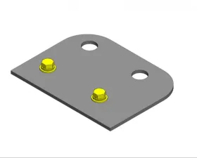 Clayton Offroad Gas Tank Skid Plate Bracket