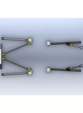 Clayton Offroad Long Arm Upgrade Kit Jeep Wrangler TJ 1997-2006                                     - COR-4805001 - Image 6