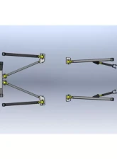 Clayton Offroad Long Arm Upgrade Kit Jeep Wrangler TJ 1997-2006                                     - COR-4805001 - Image 7