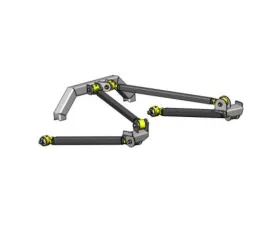 Clayton Offroad Pro Series Rear Long Arm Upgrade Kit Jeep Wrangler TJ 1997-2006