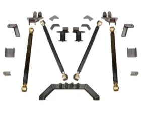 Clayton Offroad Pro Series Rear Long Arm Upgrade Kit w/ 5'' Stretch Jeep Wrangler TJ 1997-2006
