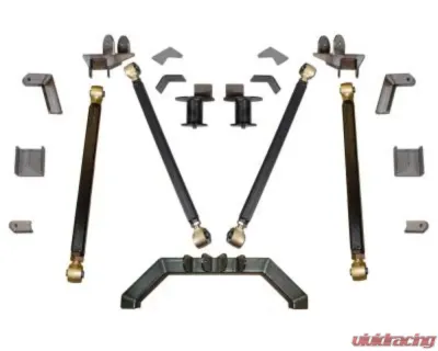 Clayton Offroad Pro Series Rear Long Arm Upgrade Kit w/ 5'' Stretch Jeep Wrangler TJ 1997-2006 - COR-4805302