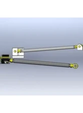 Clayton Offroad Pro Series 3 Link Front Long Arm Upgrade Kit Jeep Wrangler JK 2007-2018                                     - COR-4808412 - Image 2