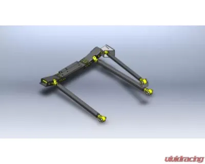 Clayton Offroad Pro Series 3 Link Front Long Arm Upgrade Kit Jeep Wrangler JK 2007-2018 - COR-4808412