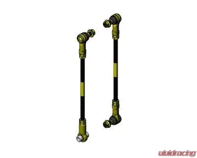 Clayton Offroad Adjustable Front Sway Bar End Links for Jeep Wrangler JL | Gladiator JT 2018-2021 - COR-5109100