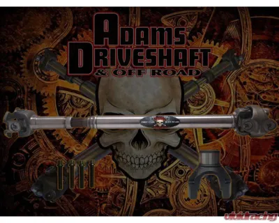 Clayton Offroad Front OEM Flange Style Extreme Duty Series 1350 CV Driveshaft for Jeep - ASDJT-1350HRF-S-OEM-RUB