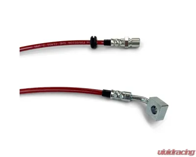 Clayton Offroad Rear Brake Lines for Jeep Wrangler JK 2007-2018, Stainless Steel, Black - COR-1309102