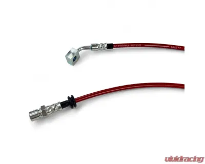 Clayton Offroad Rear Brake Lines for Jeep Wrangler JK 2007-2018, Stainless Steel, Black - COR-1309102
