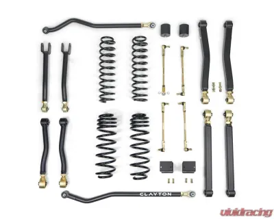 Clayton Offroad 4XE 2.5 Inch Premium Lift Kit for Jeep Wrangler 2021-2023 - COR-2909625