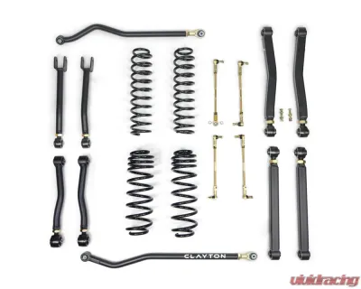 Clayton Offroad 392 1.5 Inch Overland Plus Lift Kit for Jeep Wrangler 2021-2023 - COR-3009315