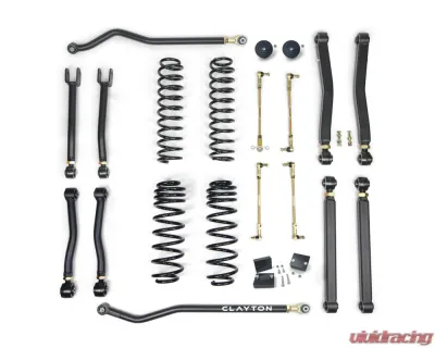 Clayton Offroad 4XE 1.5 Inch Overland Plus Lift Kit for Jeep Wrangler 2021-2023 - COR-3009615