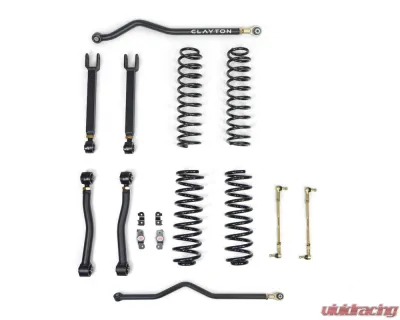 Clayton Offroad 1.5 Inch Ride Right+ Lift Kit for Jeep Wrangler 2007-2018 - COR-3108215