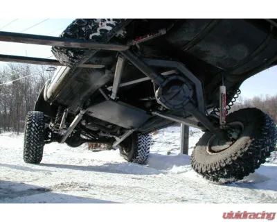 Clayton Offroad Transfer Case Skid Plate for Jeep Wrangler JK 2007-2018, Steel - COR-4101102