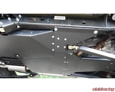 Clayton Offroad Engine Skid Plate Only for 2007-2018 Jeep Wrangler JK, Steel Material - COR-4108914