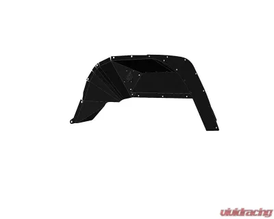 Road Armor Stealth Black Steel Gladiator Body Armor Rear Fender Liner Jeep Gladiator JL 2018-2021 - 520LFRSB