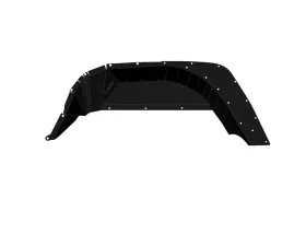 Road Armor Stealth Black Steel Gladiator Body Armor Rear Fender Liner Jeep Gladiator JL 2018-2021