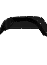 Road Armor Stealth Black Steel Gladiator Body Armor Rear Fender Liner Jeep Gladiator JL 2018-2021                                     - 520LFRSB - Image 2