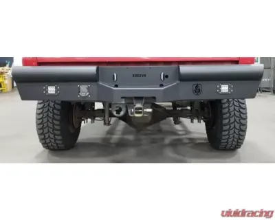 Road Armor Texture Black Vaquero Rear Bumper for Chevrolet Silverado 2500 2003-2007 - 3032VR0B