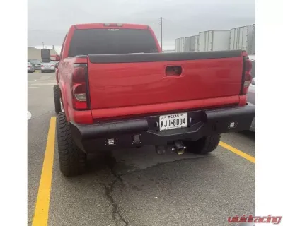 Road Armor Texture Black Vaquero Rear Bumper for Chevrolet Silverado 2500 2003-2007 - 3032VR0B