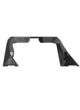 Road Armor Raw Headache Rack with Bedrail Pods, Dual 10 Inch Pod, Brake Lamp Relief and iD Chevrolet Silverado | GMC 1500 2014-2018                                     - 3141DHRP-C2-MD - Image 2