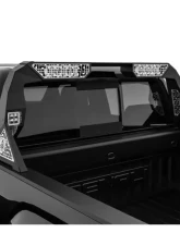 Road Armor Raw Headache Rack with Bedrail Pods, Dual 10 Inch Pod, Brake Lamp Relief and iD Chevrolet Silverado | GMC 1500 2014-2018                                     - 3141DHRP-C2-MD - Image 2