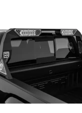 Road Armor Raw Headache Rack with Bedrail Pods, Dual 10 Inch Pod, Brake Lamp Relief and Hyve Chevrolet Silverado | GMC 1500 2014-2018                                     - 3141DHRP-C2-MH - Image 2