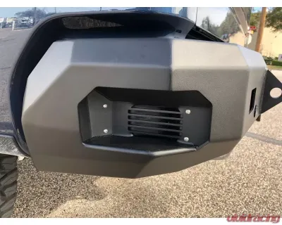 Road Armor Texture Black Stealth Rear Winch Bumper for 2019-2021 Chevrolet GMC 1500 - 3191R0B