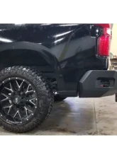 Road Armor Texture Black Spartan Rear Bumper Chevrolet Silverado 1500 2019-2021                                     - 3191XR0B - Image 2