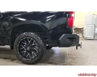 Road Armor Texture Black Spartan Rear Bumper Chevrolet Silverado 1500 2019-2021 - 3191XR0B